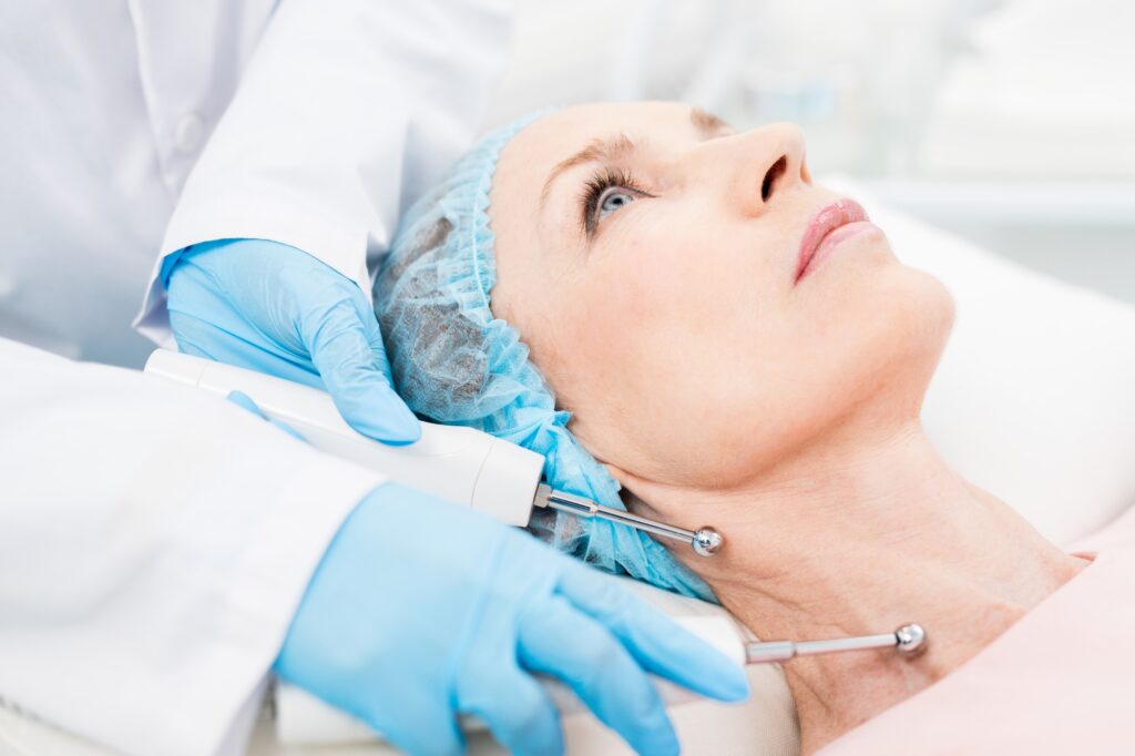 Stanwix Plastic Surgery performing neck lift procedure for tighter jawline and youthful profile in Richmond, VA