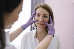 Consultation for rhinoplasty performed by Dr Stanwix Plastic Surgery team